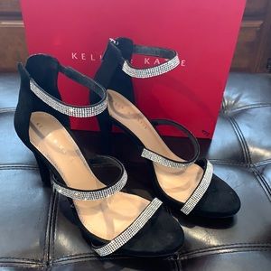 Kelly & Kate black with Rhinetone shoe